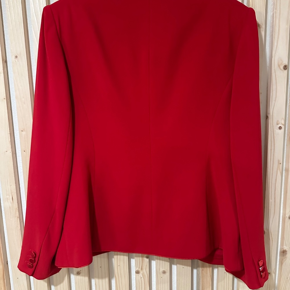 Grace Dane Lewis Red Suit Size 16 - Picture 3 of 9